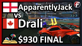 ApparentlyJack vs Drali | $930 FEER FEST GRAND FINAL | Rocket League 1v1