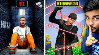 GTA 5 : $1 to $1,000,000 PRISON ESCAPE😱🔥| Gta 5 tamil | Gta tamilan