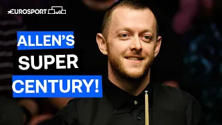 Allen Hits 42nd Century Of The Season To Guide Himself Into The Next Round! | Eurosport Snooker