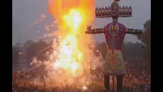 Dussehra Festival - Burning Ravana Effigies in Amritsar, Religion in India | #shorts #dussehra