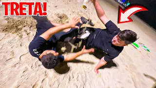 ⚠️TRETA⚠️ BR1GA DE BEBADOS NA PRAIA DE BALNEÁRIO!! 🚨assistam🚨