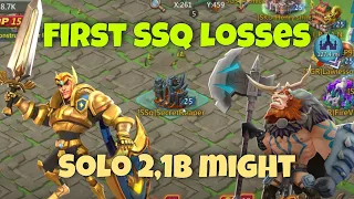 Lords Mobile - SSq castle was zeroed. K270. Yolo solo + rallies. 2.1b might with 50m troops