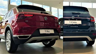 New Volkswagen T-ROC 2023 vs New VW T-Cross STARTUP Comparison