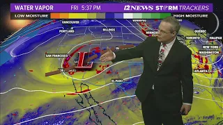 Wet weather returns Monday with storms on Monday