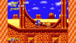 Sonic 2: The Secret Zones: Sand Shower Zone