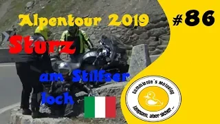 Alpentour 2019 | Sturz am Stilfser Joch - Die gefährliche Auffahrt | MV #86