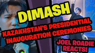 Dimash- Kazakhstan's presidential inauguration ceremonies Димаш Кудайберген - Roadie Reacts