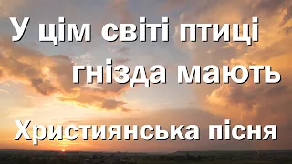 У цім світі птиці гнізда мають – Християнська пісня