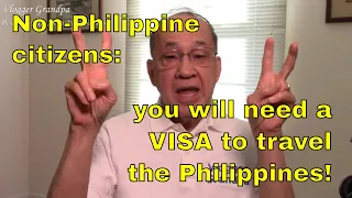 Philippine Travel Alert  [VISA is required from non-citizens to travel to the Philippines]