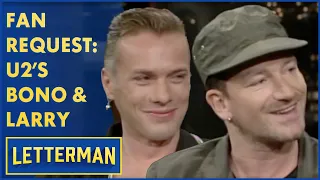 Fan Request: U2's Bono and Larry Mullen Jr. Hang With Frank Sinatra | Letterman