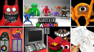 How to make the NEW BANBAN GANG & OBJECTS from GARTEN of BANBAN 3 in Clay | PlastiVerse