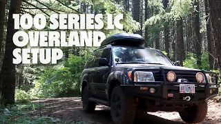 100 SERIES LAND CRUISER overland setup | Our new camping mobile!