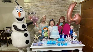 Aniversário da Valentina da Frozen