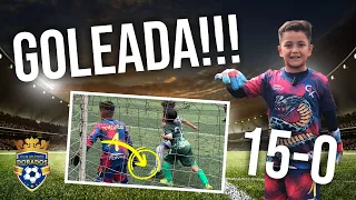 GOLEADEA 15-0 En la Soccer Kids 🏆 Mira las Mejores Atajadas🧤⚽