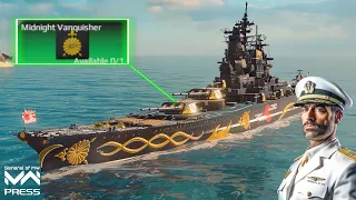JS Yamato Aegis With New Camouflage Review And Gameplay - Modern Warships
