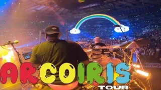 Marcus Thomas | ARCOIRIS TOUR drum view