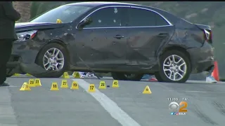 Car Chase Suspect Survives Barrage Of Bullets In Fontana