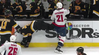 Charlie McAvoy GETS ROCKED And Heads Down The Runway