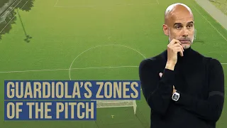 How does Pep Guardiola Zone the Pitch?