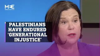 President of Sinn Fein says Palestinians have endured ‘generational injustice’