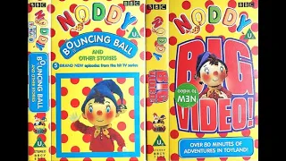 Noddy's Bouncing Ball and other stories (BBCV 6984) / Noddy's Big Video (BBCV 7222) 2000-01 UK VHS