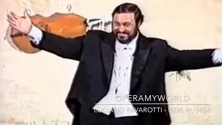 Luciano Pavarotti - “Cielo e mar” + 5 Curtain Calls [Berlin, 1986]