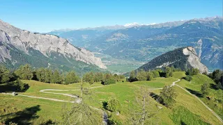 Top of Ovronnaz and Mayens-de-Chamoson (Switzerland)