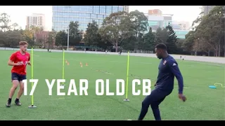 Individual Center back training | 17 Year Old Australian CB | Olantekkers