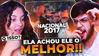 [ELA BUGOU COM O CÉSAR!!🔥😱] REACT O dia que o CÉSAR destruiu o NACIONAL 2017!!