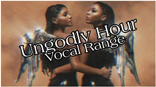 ChloexHalle: Ungodly Hour Album (VocalRange)