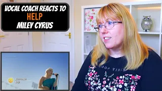 Vocal Coach Reacts to Miley Cyrus 'Help' The Beatles - Global Goal - Unite for Our Future