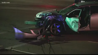Woman killed after driver runs red light