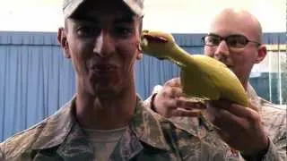 USAF Honor Guard - Rubber Chicken Bearing Test