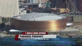 A look at the construction leading to the opening of T-Mobile Arena