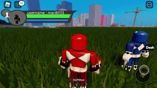 All rangers and some rp in roblox power rangers multiverse DEMO [v.1.0.1.1]