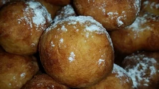 Творожные шарики,пончики с бананом!!!    Cheese balls,donuts with banana!!!