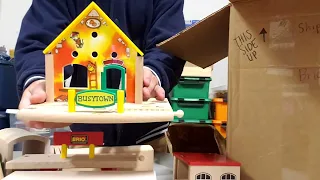 Vintage BRIO haul from eBay... TONS of switches, rarities, Busytown and Theodore, oh my!