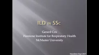 Living with Scleroderma: Interstitial Lung Disease in Systemic Sclerosis