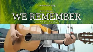 We Remember - Marty Haugen - Guitar Chords