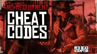 NO REQUIREMENT CHEAT CODES!!! | Red Dead Redemption 2 Tips & Tricks