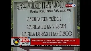 SONA: Wedding rates ng isang simbahan, binabatikos online