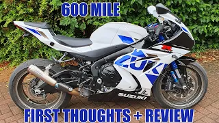 SUZUKI GSXR1000R 2019 | First 600 MILES THOUGHTS + REVIEW