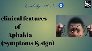 Clinical features of Aphakia AK khurana ophthalmology #knowlege with Ani 🧿