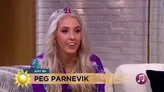 Peg Parnevik: Jag hade svårt att få vänner - Nyhetsmorgon (TV4)