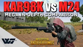 GUIDE: Kar98k vs M24 - MEGA COMPARISON - (+Critical Misalignment Uncovered) - PUBG