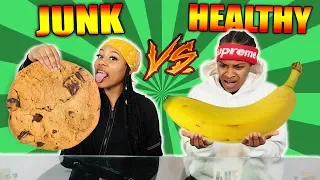 HEALTHY VS JUNK FOOD CHALLENGE!