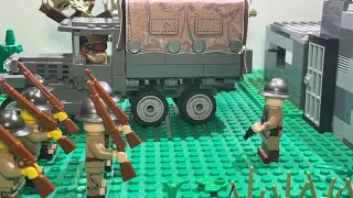 LEGO WW2 Stopmotion| Adventure to the Maginot Line Ambush