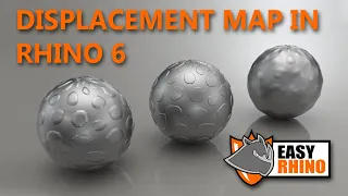 DISPLACEMENT MAP IN RHINO 6