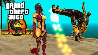 O INSANO GTA MORTAL KOMBAT -  VIROU OUTRO JOGO!