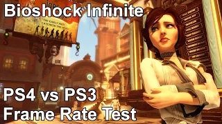 Bioshock Infinite PS4 vs PS3 Frame Rate Test